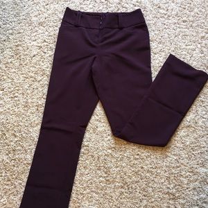 Maroon dress pants